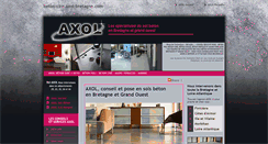Desktop Screenshot of beton-cire.axol-bretagne.com